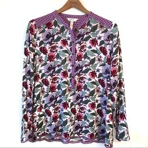 Matilda Jane Dusk or Dawn Floral Top Size M